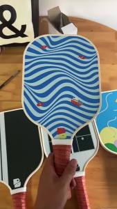 ไม้พายรูปการ์ตูนกีฬากลางแจ้งสำหรับเด็กพายเรือเดี่ยวไฟเบอร์กลาส