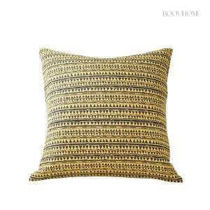 หมอนอิง ปลอกหมอนอิงลายโทเท็ม สไตล์โบฮีเมียน โมเดิร์น • หมอนโซฟา ขนาด 45x45 ซม. • ผ้าฝ้าย 100% ระบายอากาศดี • หมอนตกแต่งห้องนั่งเล่น ห้องนอน  RooviHome Totem Song