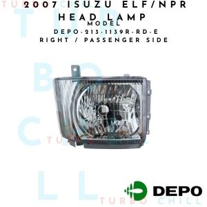 DEPO-213-1139-RD-E 2007 ISUZU ELF/NPR HEAD LAMP UNIT ECE.MANUAL