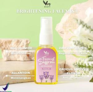 Paket Reseller 5 Facemist Saffron Bpom Brightening Facemist Glow Saffron