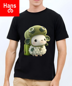 Kaos Pria 3 Dimensi Motif Animasi Domba Sheep Tshirt Oblong Katun 24s H0125 By Hans & co