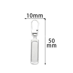 10Pcs Universal Detachable Zipper Puller Metal Luggage Backpack Handbags Slider Zipper Head