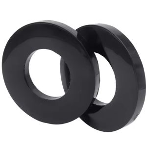 4Pcs Car Silencer Pad Shock Absorber Gasket Rubber Ring Bushing Damper Universal Car Bump Front Strut Tower Mount Suspension Shock-Absorbing Bearing Washer