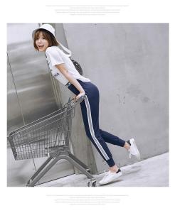 [S - XXL] Casual Comfy Pants Women Sports Long Workout Yoga Leggings Trousers with Pocket Seluar Panjang Wanita Sukan Korean High Waist