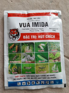 Thuốc trừ sâu Inmanda 100WP hiệu Vua Imida gói 100g hoạt chất Imidacloprid 100g/kg Diệt sạch chích hút bọ trĩ rầy nâu rầy xanh rêp sápVật Tư Nông Nghiệp AgriHG