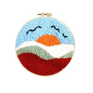 ชุดเย็บปักถักร้อยเข็มเจาะสำหรับตกแต่งภูมิทัศน์ชุดของตกแต่งบ้านตกแต่ง