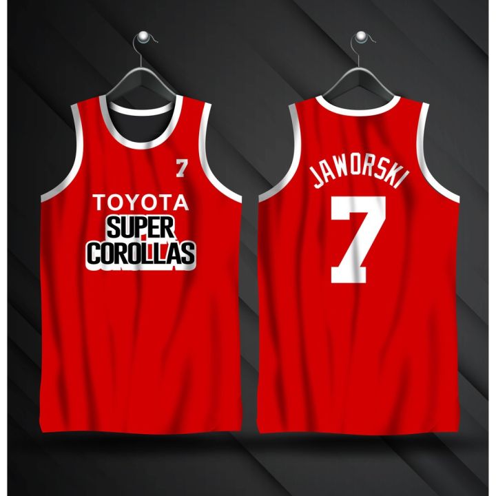 PBA RETRO JERSEY TOYOTA SUPER COROLLAS JAWORSKI 7 JERSEY FULL SUBLIMATION JERSEY Customized Name and Number Lazada PH