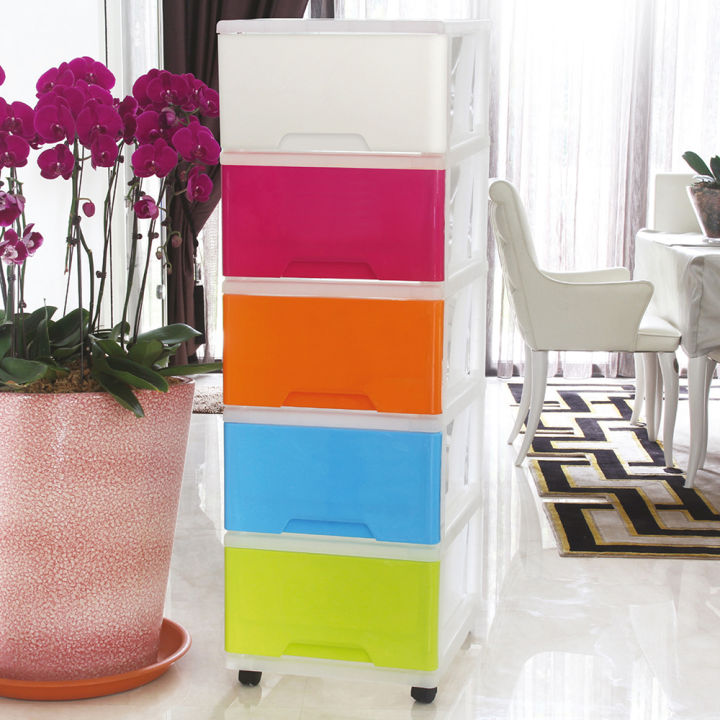 [SG Stock] Algo 5 Tier Jumbo Storage Stocker Home Organizer Drawer with ...