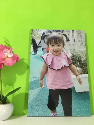 Cetak Foto Custom Jumbo Ukuran 40cm x 30cm + Frame kayu MDF Cetak Foto Keluarga / Foto Wedding / Kado Ultah / Kado Anniversary / Hadiah Ultah / Cetak Foto sendiri bebas suka suka / PROMO cetak Foto kayu / Promo