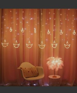 LED anchor curtain lights string bedroom Christmas wedding decoration lights brilliant girl heart colorful lights small night lights