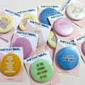 Motivational Button Pins Aesthetic Badge. 