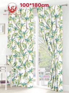 Curtain 1 Piece (ONLY) Semi Cotton-Size:140x180cm ❤