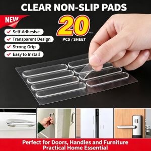 (COD)20Pcs Clear Soft Silica Gel Baby Protection Anti-collision Door StickerDoor Stopper Toilets Drawer Door Cabinets Anti-collision Silicone