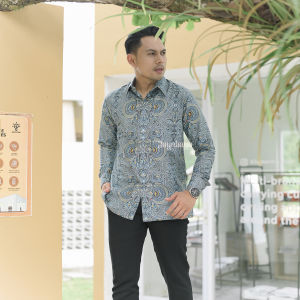 Jayabaya Batik ANTAREJA Kemeja Batik Furing Lengan Panjang