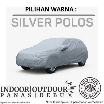 Selimut Sarung Body Cover Mobil Calya Sigra Indoor Outdoor Anti Air Anti UV Free Tali Pengikat Ban