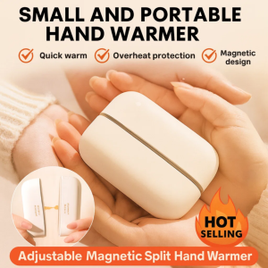 Mini Portable Hand Warmer USB Rechargeable Magnetic Split Hand Warmer Super Long Battery Life Lasting Constant Temperature