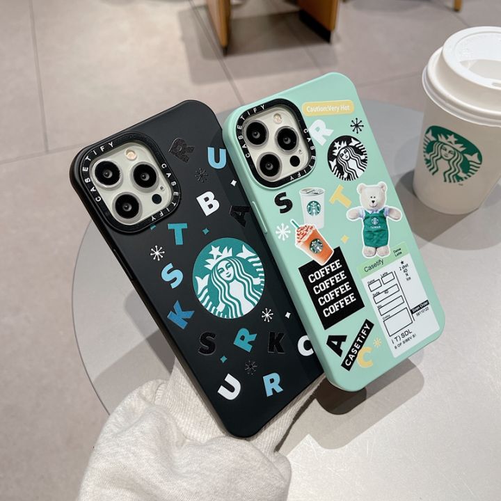 Casetify Starbucks bear Logo Case For iPhone 14 15 Plus 11 12 13 14Pro ...