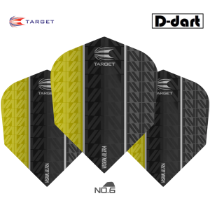 TARGET DARTS FLIGHT-【 3Pcs/Pack】VAPOR 8 VISION ULTRA Dart Flights