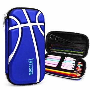 NEXTYOO Football Basketball Theme Pen Bag Anti-fall Multifunctional Pen Box Minimalist Large Capacity Stationery Organizer Students