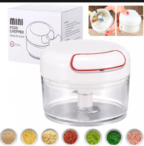 Mini Food Garlic Vegetable Grinder Chopper Mincer Crusher Multi-function Manual blender Pull String