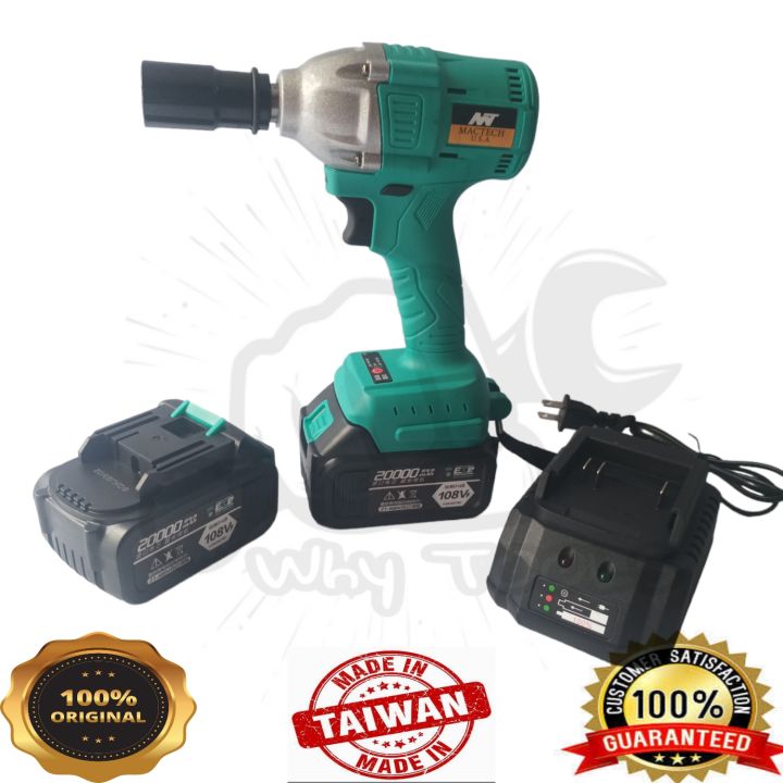 MACTECH 1/2 CORDLESS IMPACT WRENCH SET 108VOLTS BRUSHLESS