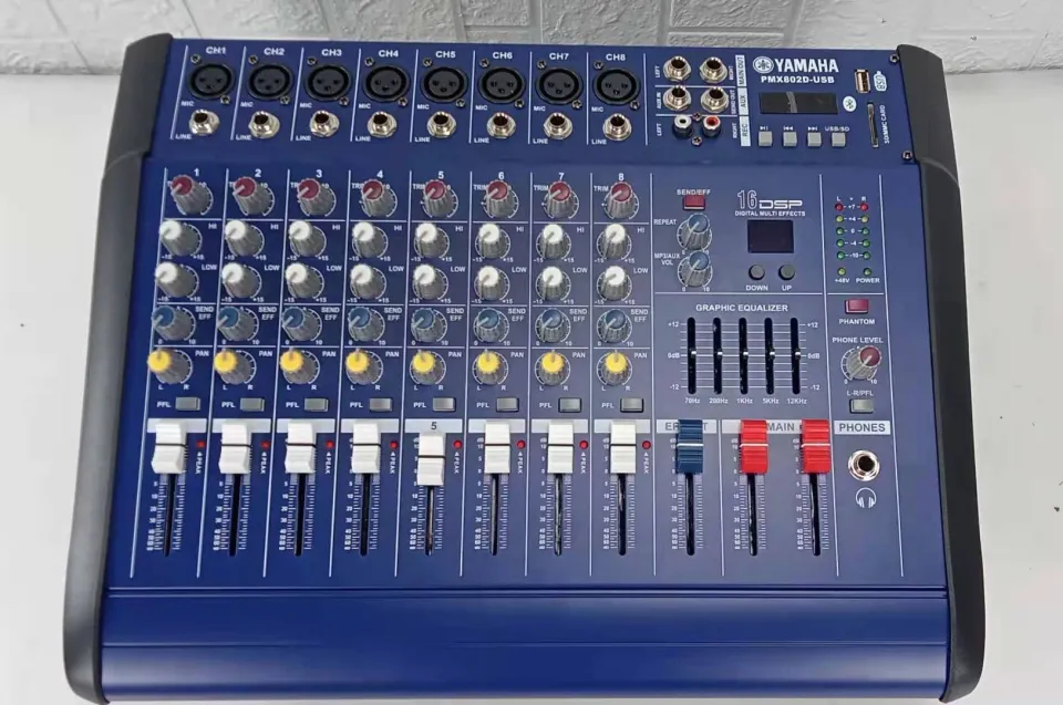 pmx 802d usb professional powered mixer (8 channel) - Lazada