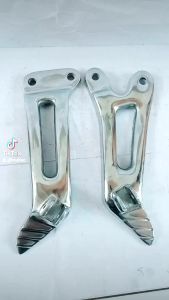 FOOTSTEP FUSTEP BOSTEP POSTEB PIJAKAN KAKI BELAKANG YAMAHA RX KING ALUMUNIUM POLES SET KARET