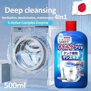 Buy 1 Take 2 Sterilization Rate 99.99% Japan Automatic Washing Machine Cleaner Deep Clean Remove Musty Odors Suitable For All Washing Machines Sterilize Mite Removal Deodorize 500ML