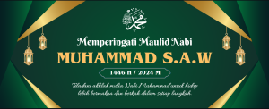 Spanduk Banner MauliD Isra Miraj Rajaban Pengajian Acara