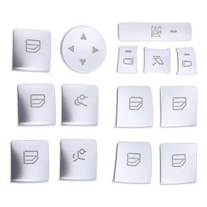 Car Window Glass Lift Button Sticker Button Switch Trim Cover Sticker for A B C E GLA CLA GLK GL GLE Class