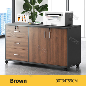 Ecome Bedside Locker with Lock Nordic Style Bedside Cabinet Simple Bedroom Table Small Family Mini Storage Cabinet