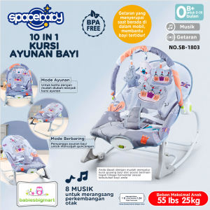 Bouncer Spacebaby Rocker Baby ZX 1803 Kursi Goyang Space Baby