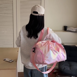 Spacious Water Resistant Fitness Duffle Bag With Ergonomic Shoulder Strap Functional Carry Option For Gym Travel