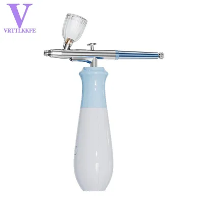 Rechargeable Cordless Airbrush Compressor Auto Handheld Portable Wireless Air Brush for Art Makeup Water Replenishing