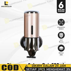 StarHome Dispenser Sabun Cair 500 ml dapat Dikunci - Tempat Sabun Cair Tabung
