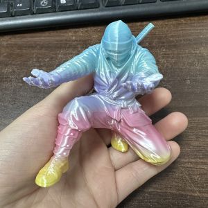 XYAX Hài hước Đồ trang trí Ninja Đa chức năng Sáng tạo Đồ trang trí chiến binh in 3D Phụ kiện máy tính để bàn Đồ trang trí Giá đựng bút Văn phòng