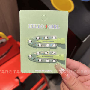 Muse Harbor คลิปผมการ์ตูนกิ๊ฟติดผมคนดังทางอินเทอร์เน็ตกิ๊ฟติดผมเด็กผู้หญิงน่ารักสีสันสดใสสไตล์เด็กโฟมล้างหน้ากิ๊บติดผมม้าหวานริมทะเล (หนึ่งชุด)