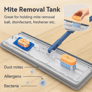 New Large Flat Mop for All Year Adults Families Lazy Users  Can Hold Disinfectant  Absorbent Without Leaving Stains