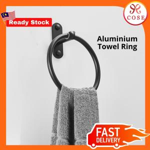 COSE Aluminium Towel Ring Holder Towel Hanger Hand Towel Holder Towel Rack Bathroom Rack Gantung Tuala Bilik Mandi Rak Tuala Bilik Air 毛巾架厕所置物架