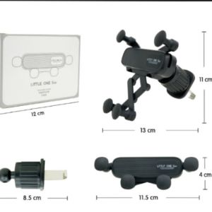 (JMB) Holder HP Ventilasi AC Little One Stand Hook Clip Car Air Vent Mount Phone Holder Gravity