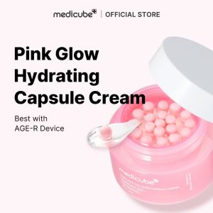 Medicube PDRN Pink Collagen Capsule CreamCustomizable Pink PDRN Gel CreamFirmPlump & Glass Skin Glow