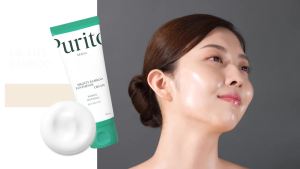 [Reday stock]PURITO  Post-acne Moisturizing Cream  Restore Gloss  Silicone-Free  Non-comedogenic  Vegetarian  South Korea Skin Care  Powerful Bamboo Panthenol Cream 3.3  Fluid Ounce /100  Ml