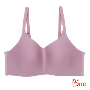 Bme เสื้อชั้นในไร้โครง Level 1 ฟองบาง รุ่น ME1F81 สีนู๊ด/ สีกรม/สีชมพูกุหลาบป่า (แนะนำเลือกไซซ์เป็น UK หรือ INT เท่านั้น)