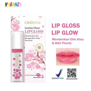 Cindynal Lasting Glossy Lip Gloss Liptint Lipstik Lipgloss Tahan Lama Bpom