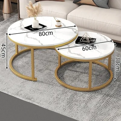 Nordic Coffe Table Round Table Bedside Table Tea Table Sofa Corner Tea Table