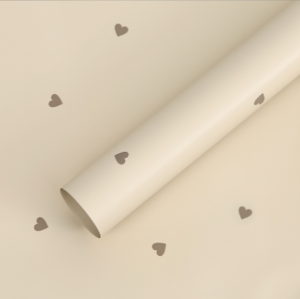 20 LEMBAR Kertas Buket LOVE Wrapping Paper Polkalove Cellophane / Kertas Kado KB6134