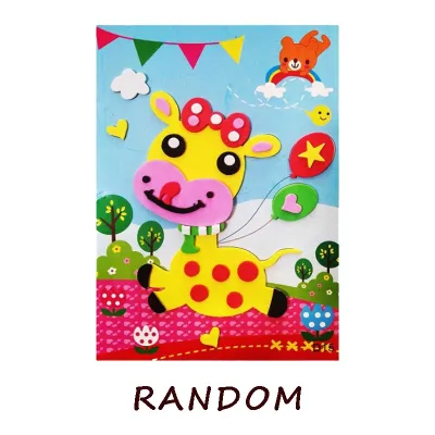 TACTILE LEARNING 💥 3D EVA Foam Sticker Puzzle DIY Art Craft Children Kids Self Adhesive Early Education Toys Set Gift