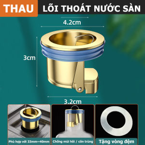Nắp cống thoát nước nhà tắm bằng đồng thau khử mùi nhà bếp ngăn mùi cống khử mùi phòng tắm phụ kiện phòng tắm đa năng