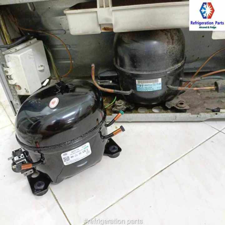 CZ r134a r600a peti sejuk gas kompressor motor + relay starter ...