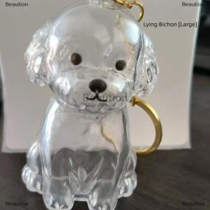 [COD] Beaution Dog Shape Pet Hair Storage Box Transparent DIY Handmade Pet Hair Keychain Backpack Decor Accessories Souvenir Collection Gift